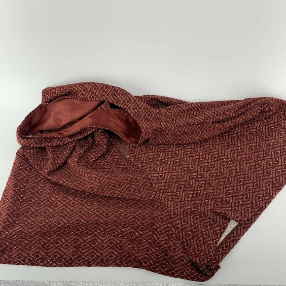 Red Scoop Back Wide Leg Cheeky Romper XS - Picture 7 of 7